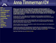 Tablet Screenshot of annatimmerman.be